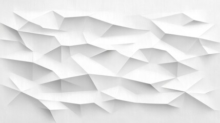 Modern White Geometric Wall Texture for Interior Design and Backgrounds