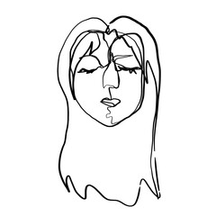 silhouette of a woman