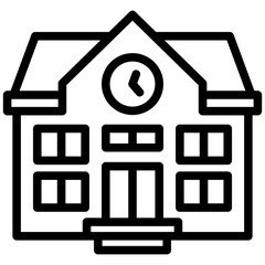 School Line Icon