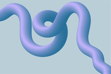 Abstract Fluid Curves with Vibrant Neon Colors