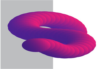 Abstract Fluid Curves with Vibrant Neon Colors
