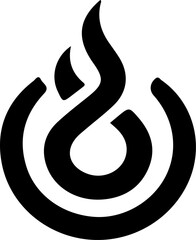 vector illustration sketch icon logo image mascot abstract modern silhouette for symbol cultural religion