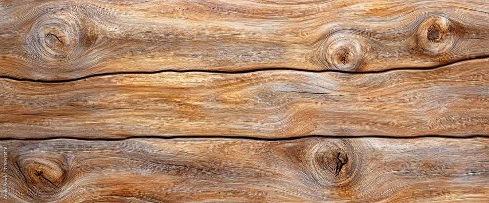 Poster Textured Wooden Surface with Natural Grain Patterns and Unique Knots for Background or Design Use in Various Creative Projects