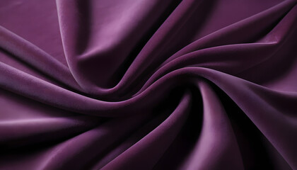 Obraz premium Luxurious purple silk fabric texture with elegant folds and soft sheen