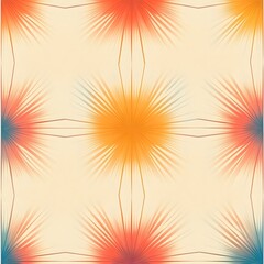 Obraz premium Radiant Abstract Starburst Explosion of Colorful Digital Graphic Patterns and Textures