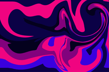 Abstract Colorful Fluid Marble Background