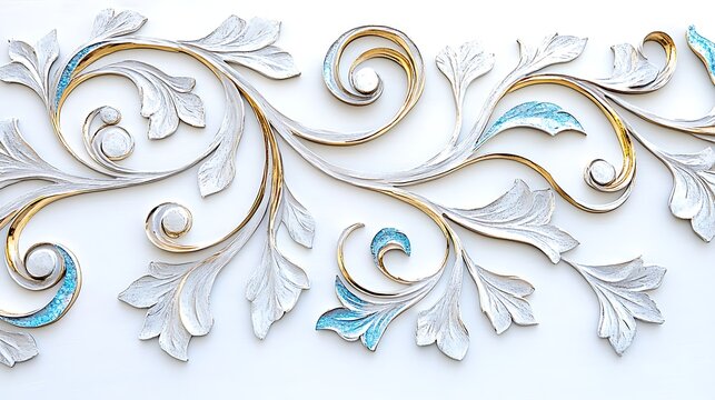 Decorative leaf pattern