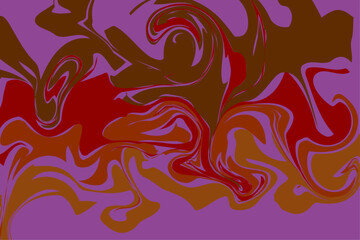 Abstract Colorful Fluid Marble Background