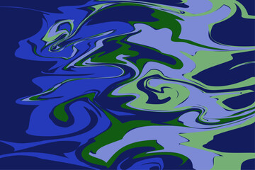 Abstract Colorful Fluid Marble Background