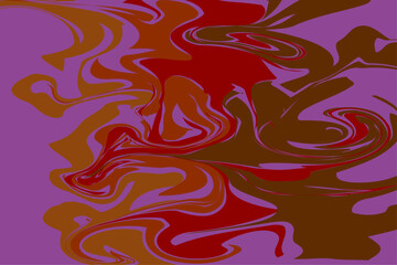 Abstract Colorful Fluid Marble Background