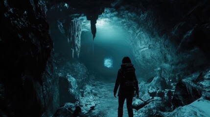 Exploring the Depths: A Solo Journey Through an Ice Cave's Mysteries