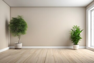 Spacious Interior with Bright Natural Light and Open Space"