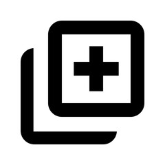Obraz premium Add Layer - Simple Minimalist Icon