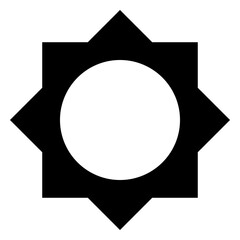 Brightness Full - Simple Minimalist Icon