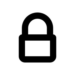Lock - Simple Minimalist Icon