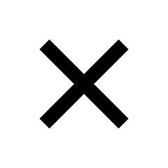 Obraz premium X - Simple Minimalist Icon