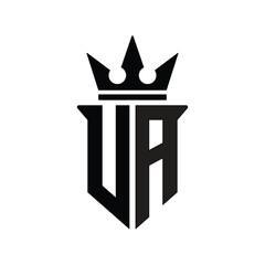 UA monogram logo design letter text name symbol monochrome logotype alphabet character simple logo