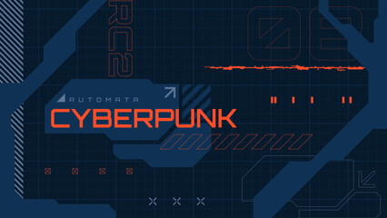 abstract background with  futuristic and cyberpunk style design
