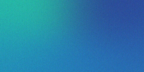 Dark grainy blue gradient texture background. Glowing blue light noise texture effect.