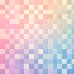 Soft Pastel Gradient Mosaic Pixel Art Abstract Background with Vibrant Colorful Tiled Pattern