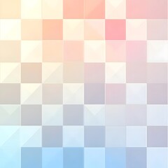 Pastel Toned Geometric Mosaic Minimal Abstract Background Pattern Design