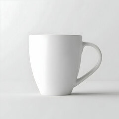 Obraz premium minimalist white background for a mug mock up