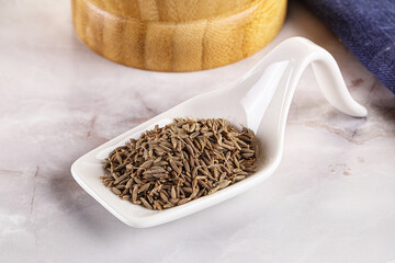 Zeera seeds in the bowl