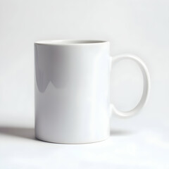 Obraz premium minimalist white background for a mug mock up