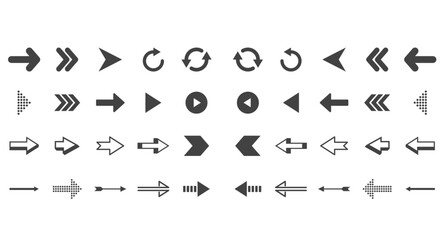 basic-arrow-collection-with-elegant-style