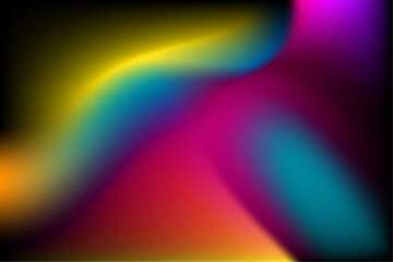 Vivid blurred colorful abstract gradient background