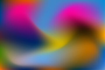 Vivid blurred colorful abstract gradient background