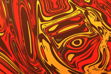 Abstract Colorful Fluid Marble Background