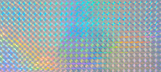 Holographic rainbow foil iridescent texture abstract hologram background