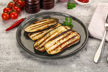  Vegan Grilled eggplant slices snack