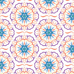 Luxury Mandala Seamless Pattern - Elegant Geometric Ornament for Premium Designs