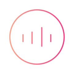 voice message gradient icon