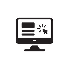 computer display icon 
