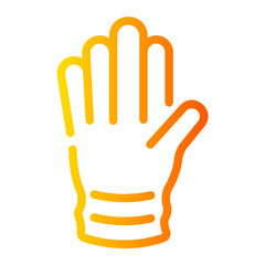 gloves Gradient icon