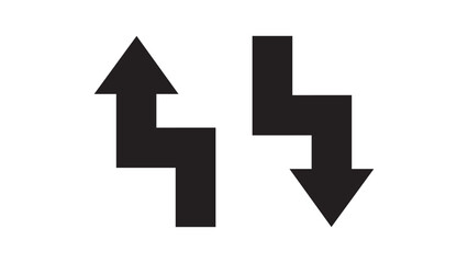 black arrows sign