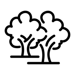 tree Line Icon