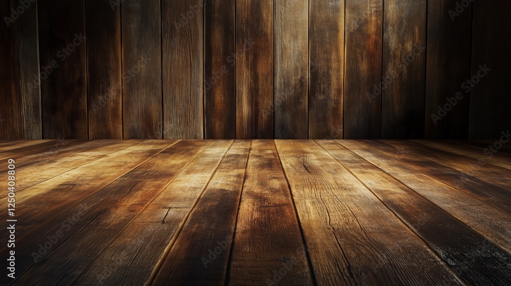 Poster rustic wooden texture with warm tones perfect for backgrounds in various design projects