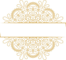 Mandala Text Frame