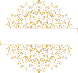 Mandala Text Frame