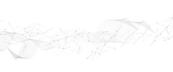 Vector Connect link background. global network technology concept. Big data visualization. Internet technology. Black network.