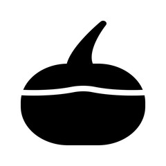 Carved jack-o’-lantern with glowing light, capturing the eerie spirit of Halloween. A perfect spooky decoration.