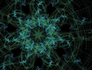 Imaginatory fractal abstract background Image