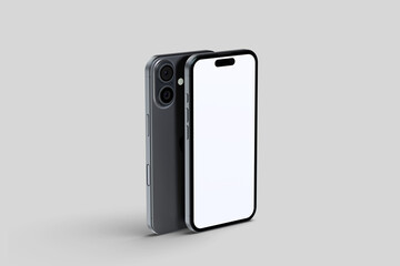 Smartphone 16 mockup blank