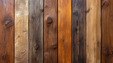 Embracing Nature's Charm: The Beauty of a Wooden Wall with Brown and Black Stripes as a Unique Textural Background for Various Creative Projects