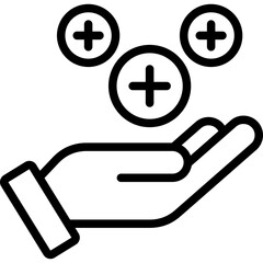 Fototapeta premium Benefits Icon