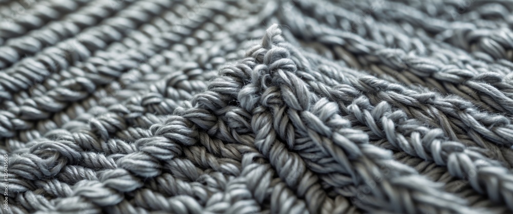 Poster close-up of intricate gray carpet texture showcasing its woven pattern and detailed fibers in macro 